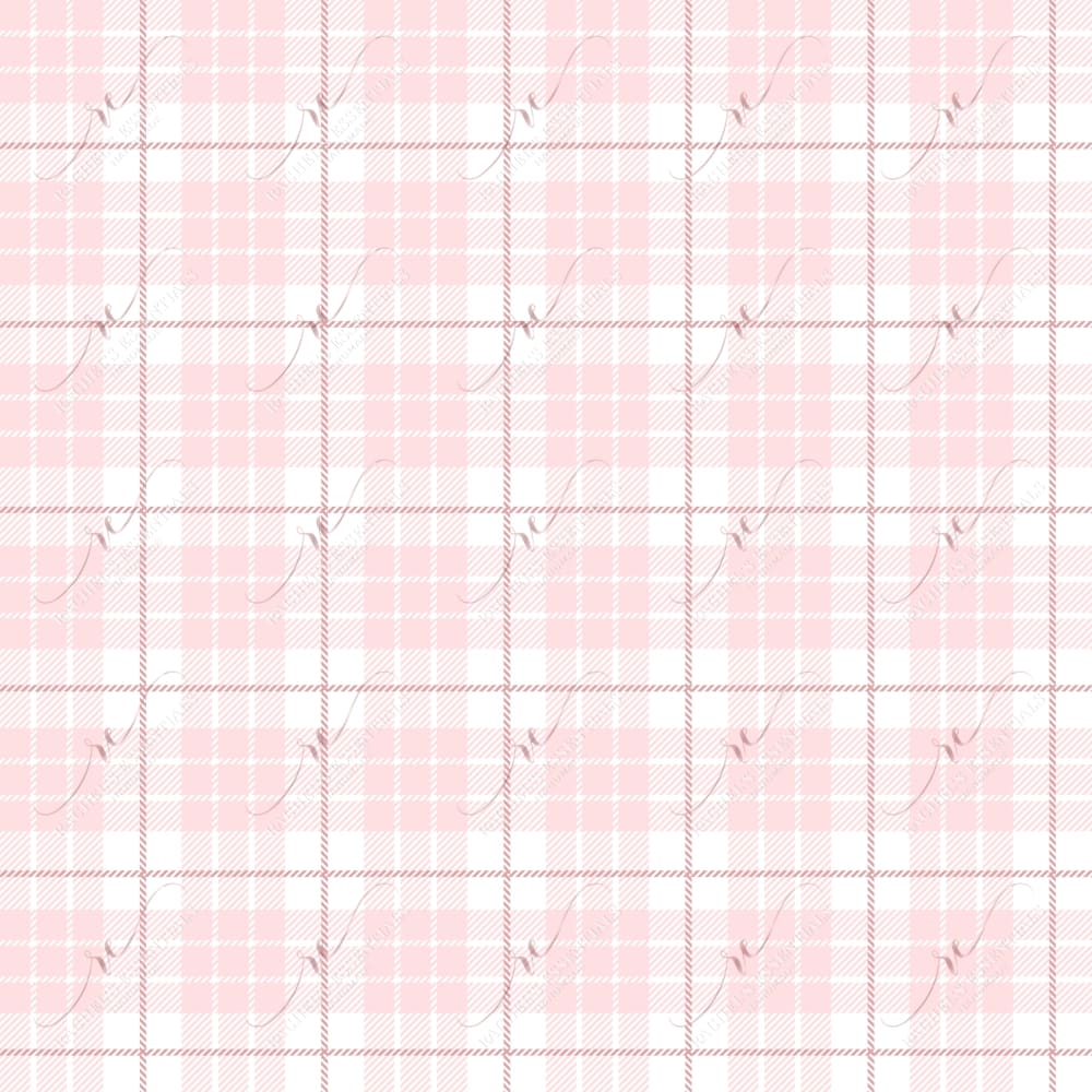 Pink Plaid- Ready To Press Sublimation Transfer Print Sublimation