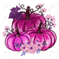 Sublimation 1.99 Pink pumpkins - ready to press sublimation transfer print freeshipping - Rachel's Essentials