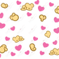 Popcorn And Hearts - Cold Cup Wrap Cold