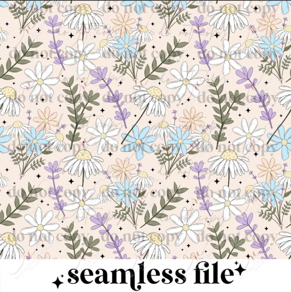 Progress Floral - Ready To Press Sublimation Transfer Print Seamless 12/23 Sublimation