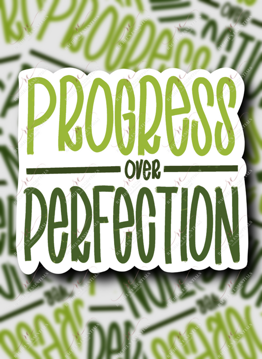  1.24 Progress over perfection sticker freeshipping - Rachel's Essentials