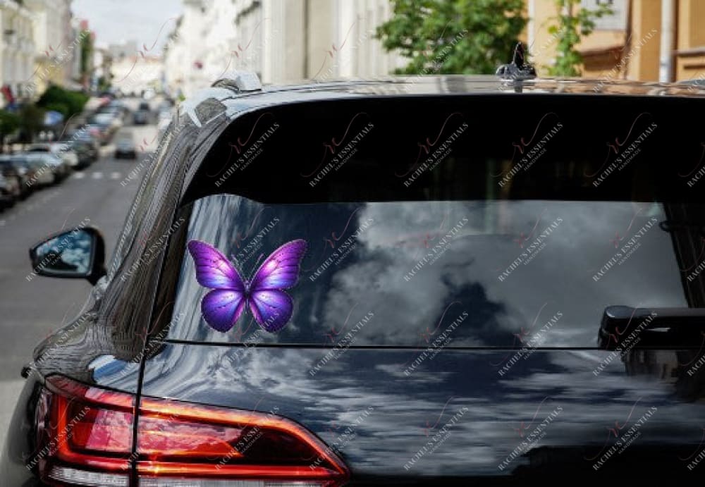 Purple Butterfly Decal