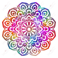 Rainbow Mandala - Ready To Press Sublimation Transfer Print Sublimation