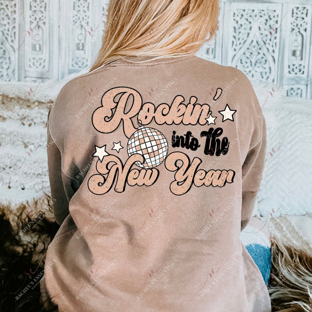 Rocking Into The New Year - Ready To Press Sublimation Transfer Print Sublimation