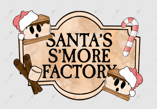 Santa Smore Factory - Ready To Press Sublimation Transfer Print Sublimation