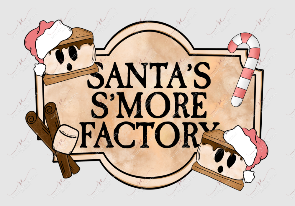 Santa Smore Factory - Ready To Press Sublimation Transfer Print Sublimation