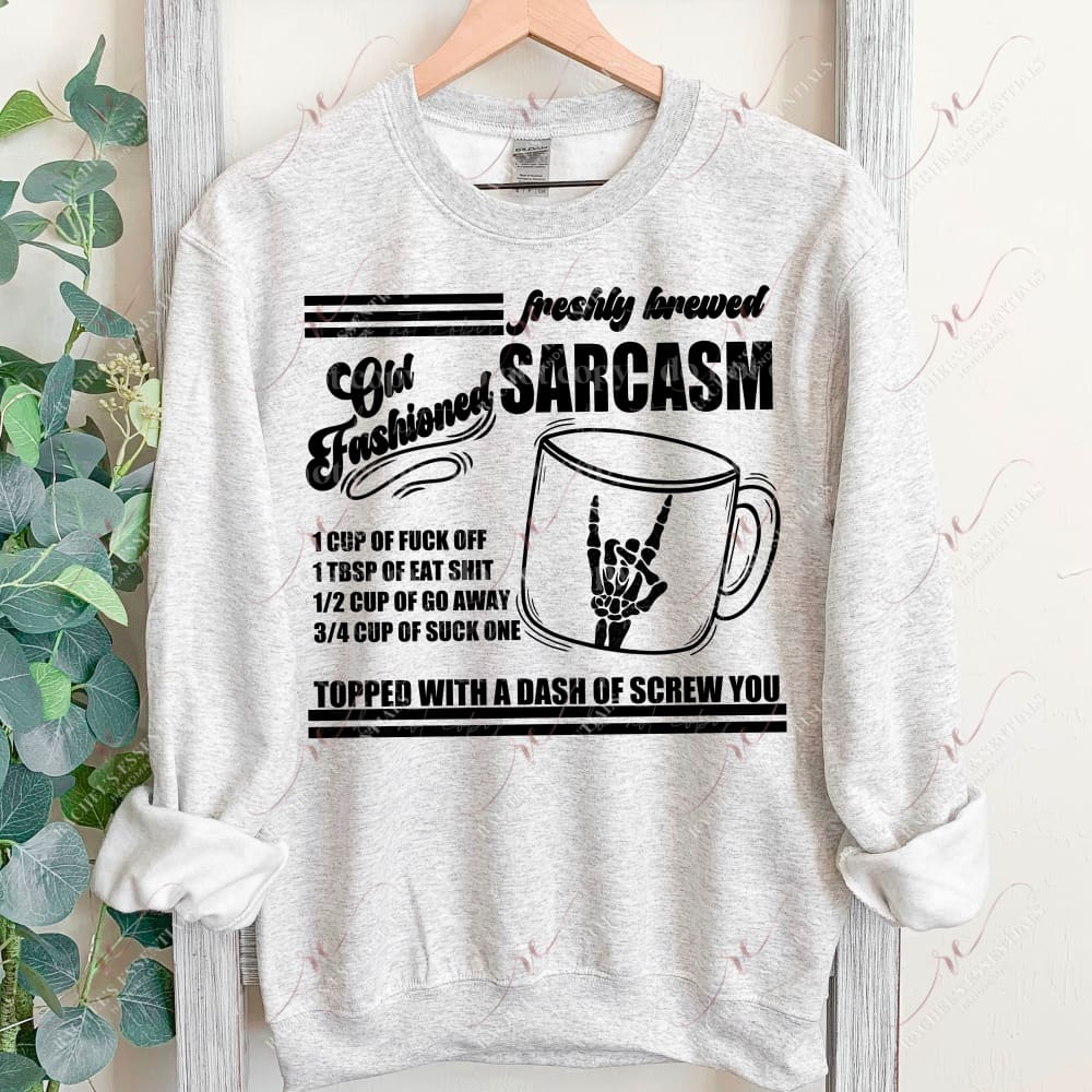 Sarcasm - Ready To Press Sublimation Transfer Print 11/23 Sublimation