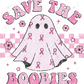 Save The Boobies - Ready To Press Sublimation Transfer Print Sublimation