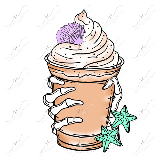 Seashell Frappe- Clear Cast Decal