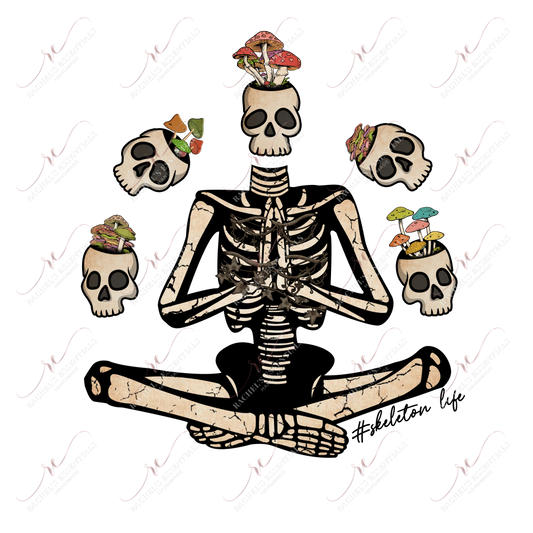 Skeleton Life-Htv Transfer