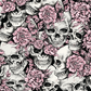 Skull And Flowers Pink - Vinyl Wrap