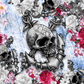 Skull And Flowers - Vinyl Wrap