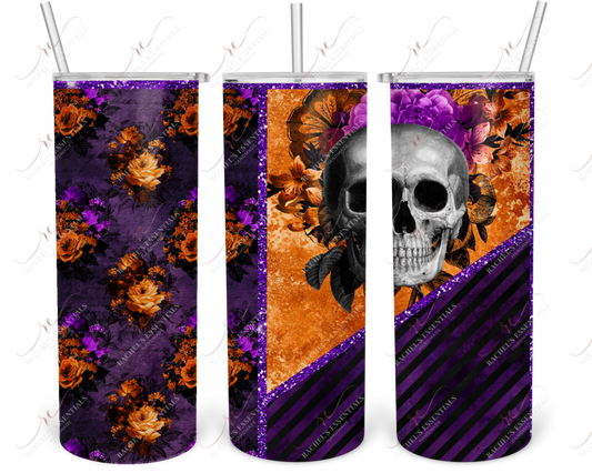 Skulls And Flowers - Ready To Press Sublimation Transfer Print Sublimation