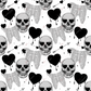 Skully Love - Ready To Press Sublimation Transfer Print Sublimation