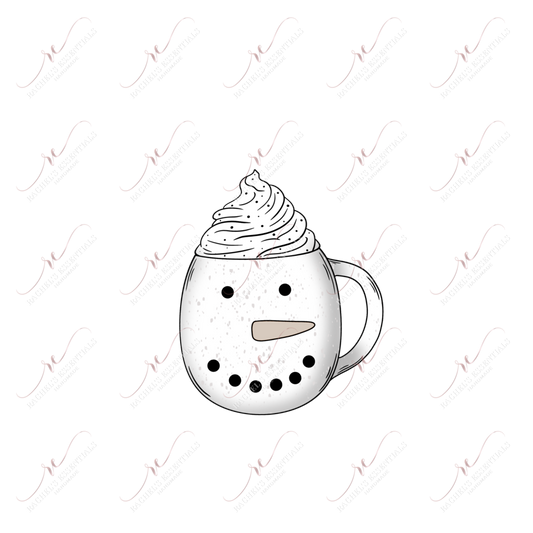 Snowman Mug - Clear Cast Decal