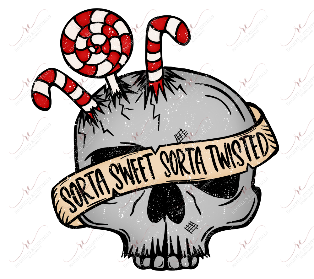 Sorta sweet sorta twisted - clear cast decal – Rachel's Essentials