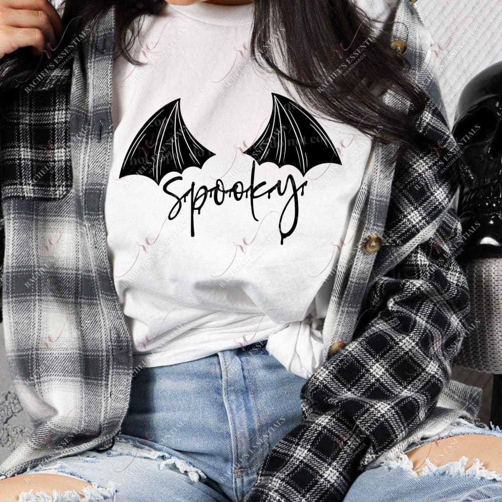 Spooky Bat Wings- Clear Cast Decal