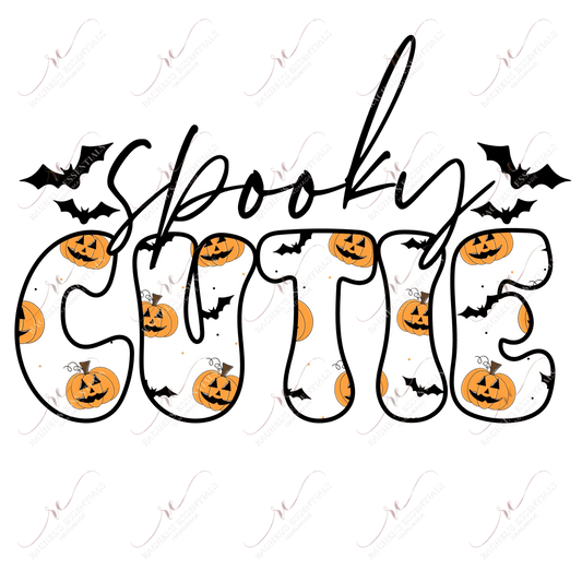 Spooky Cutie- Clear Cast Decal