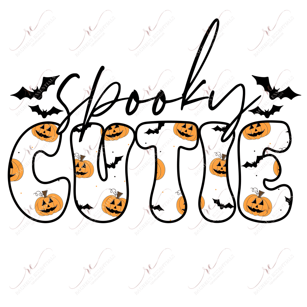 Spooky Cutie- Clear Cast Decal