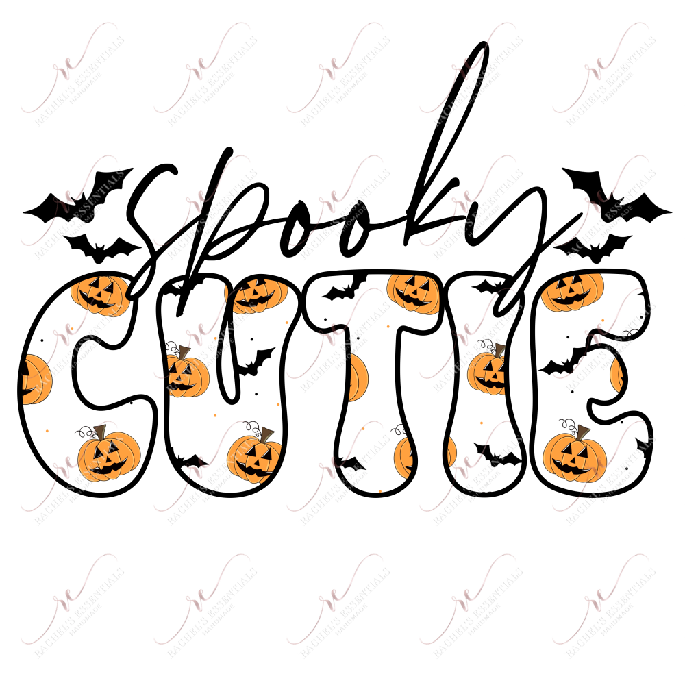 Spooky Cutie- Clear Cast Decal