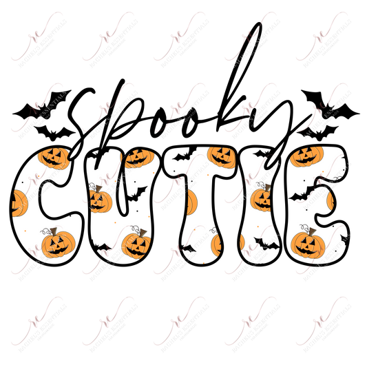 Spooky Cutie- Clear Cast Decal