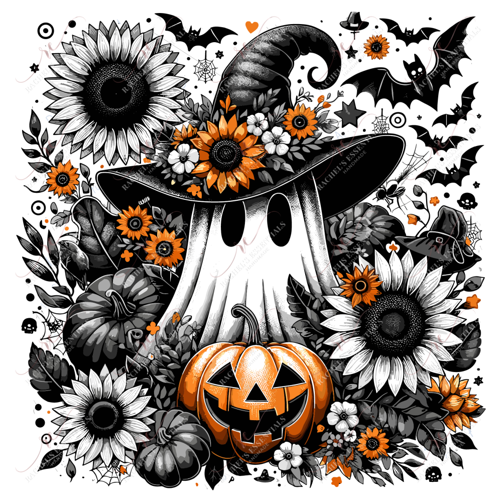 Spooky Ghost - Ready To Press Sublimation Transfer Print Sublimation