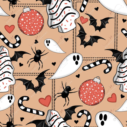 Spooky Gingerbread - Vinyl Wrap Seamless Vinyl