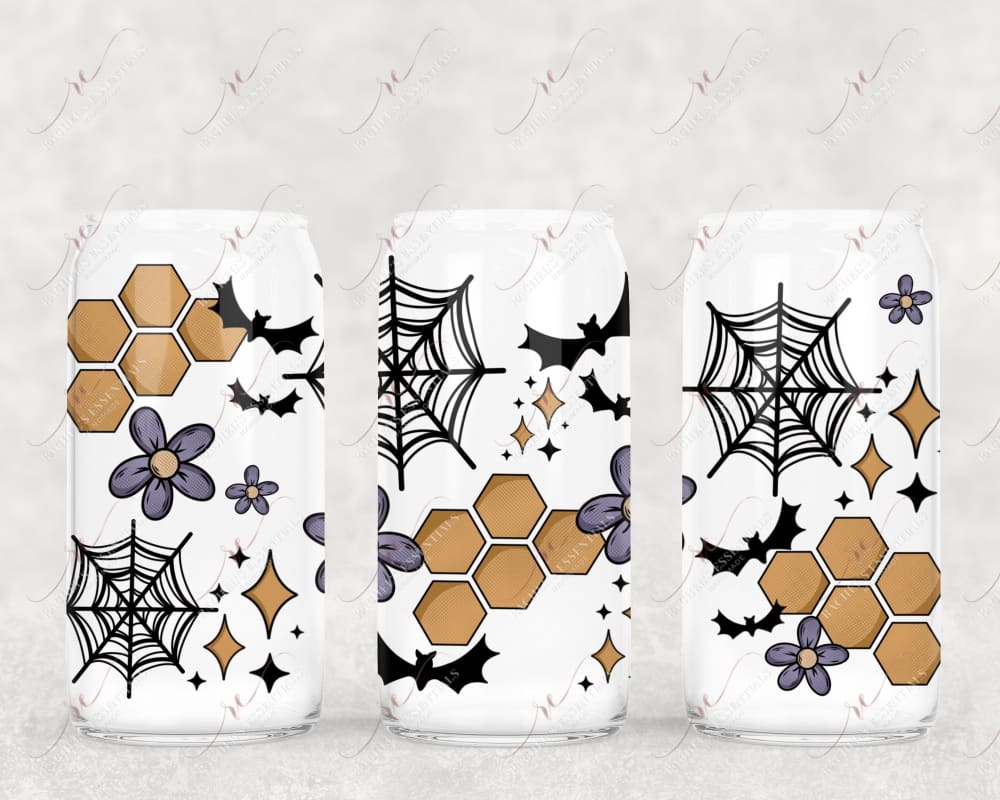 Spooky Honeycomb - Libbey/Beer Can Glass Sublimation