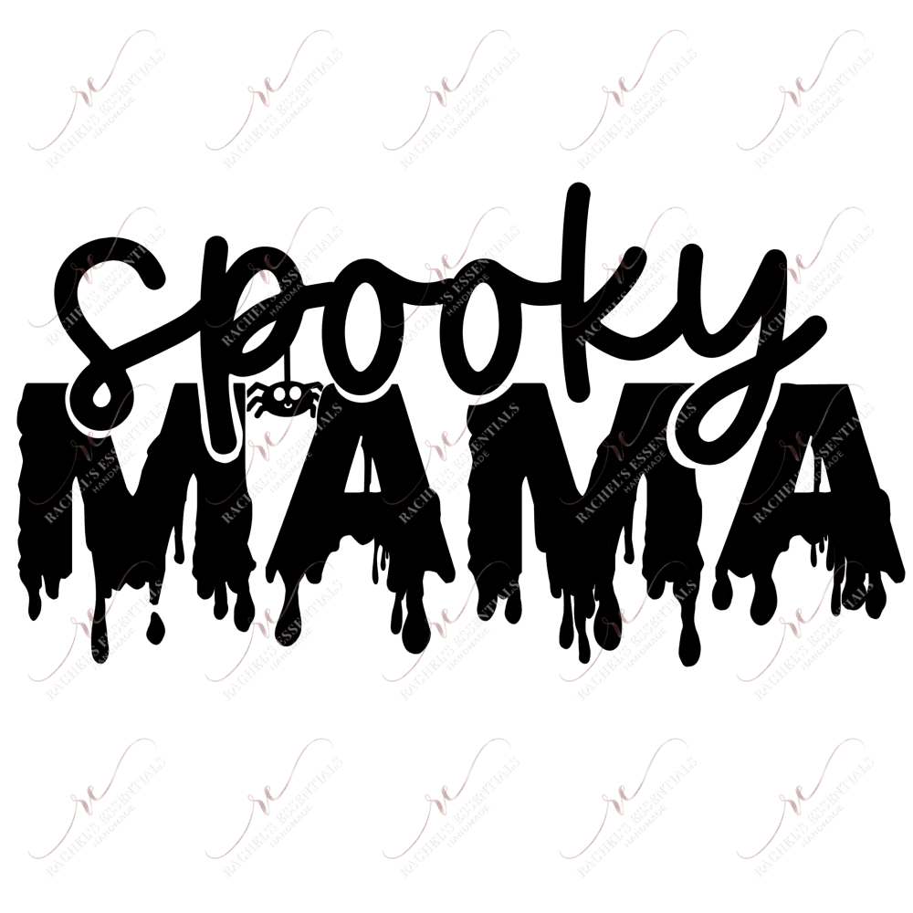 Spooky Mama- Clear Cast Decal