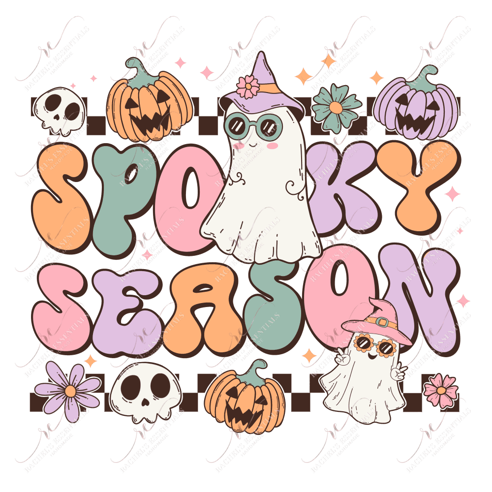 Spooky Season- Clear Cast Decal