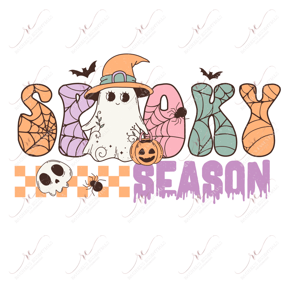 Spooky Season- Clear Cast Decal