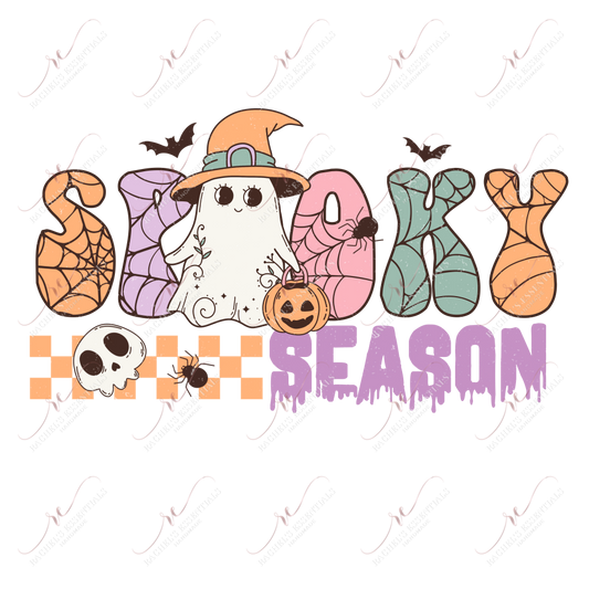 Spooky Season- Clear Cast Decal