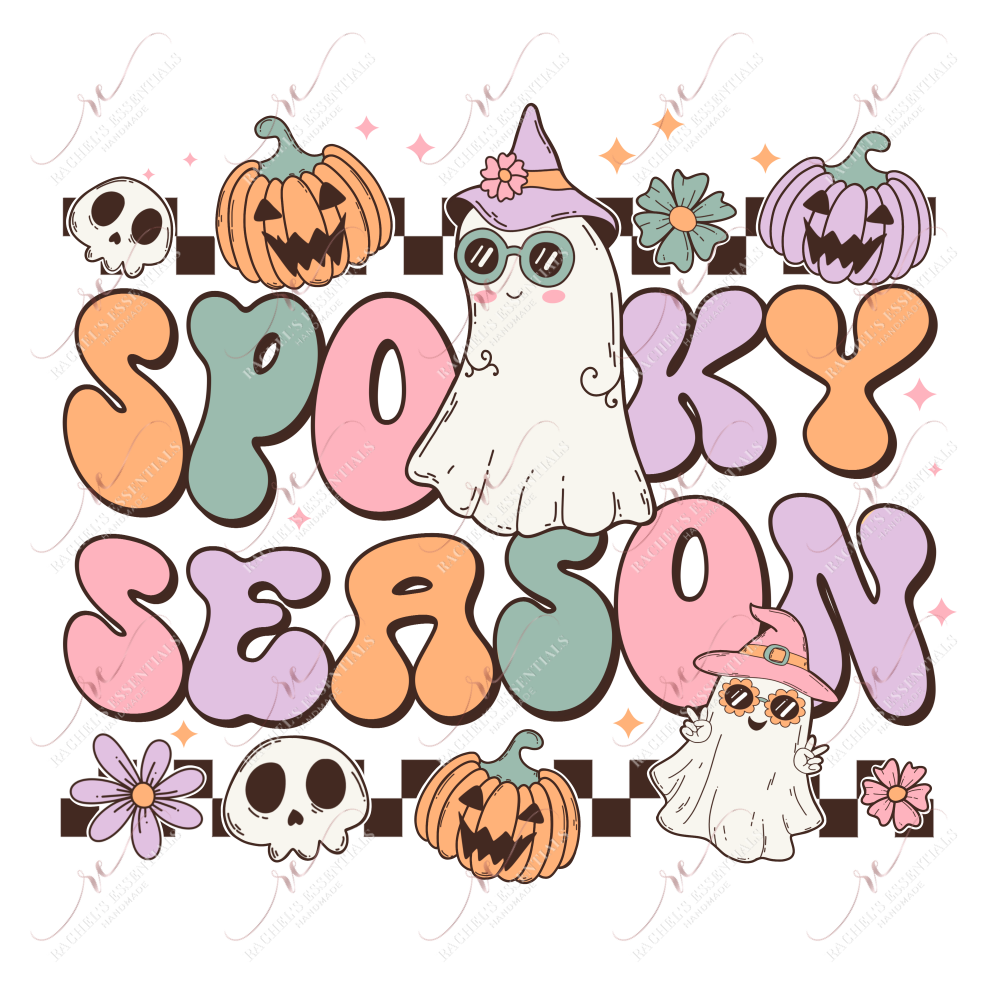 Spooky Season- Clear Cast Decal