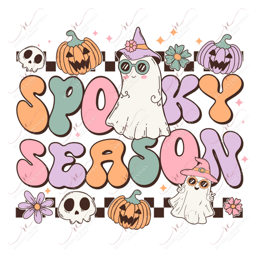 Spooky Season- Clear Cast Decal