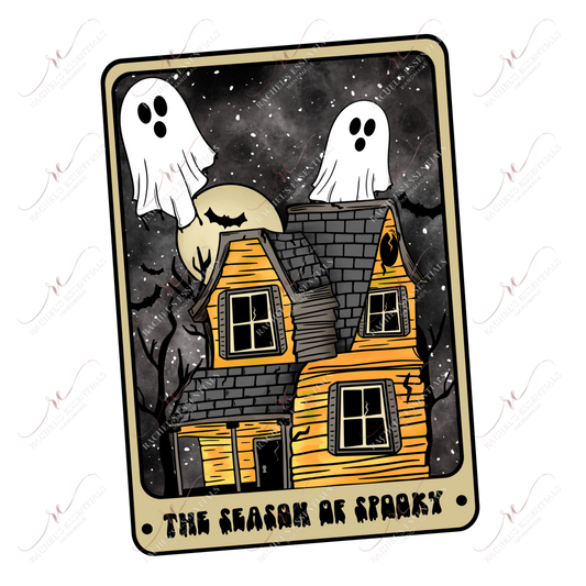 Spooky Season Tarot- Ready To Press Sublimation Transfer Print Sublimation