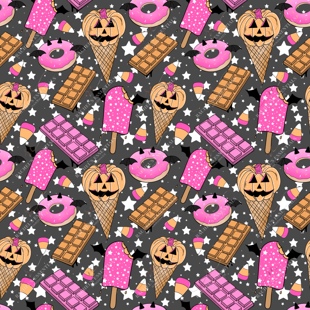 Spooky Sweets - Ready To Press Sublimation Transfer Print Seamless Sublimation