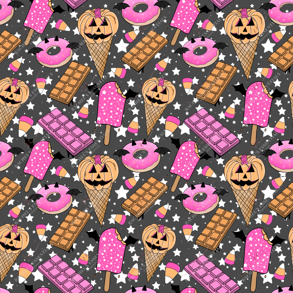 Spooky Sweets - Ready To Press Sublimation Transfer Print Seamless Sublimation