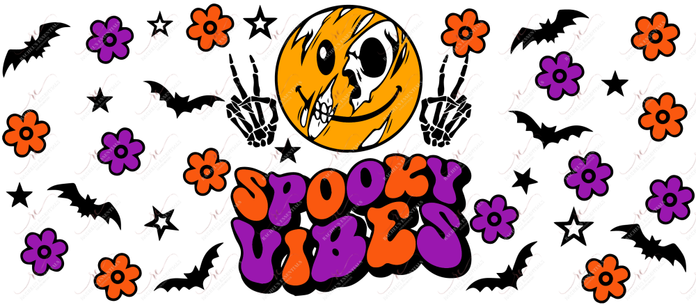 Spooky Vibes - 16Oz Vinyl Libbey Wrap