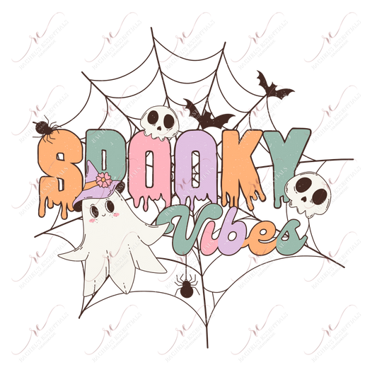 Spooky Vibes- Ready To Press Sublimation Transfer Print Sublimation