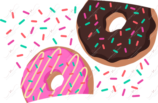 Sprinkle Donuts No Hole - Cold Cup Wrap Cold