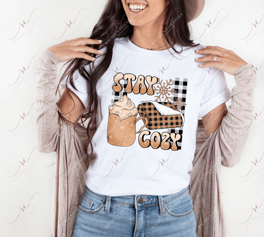 Stay Cozy Winter - Ready To Press Sublimation Transfer Print Sublimation