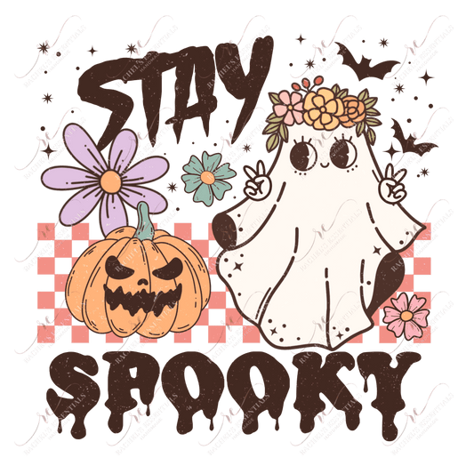 Stay Spooky- Clear Cast Decal