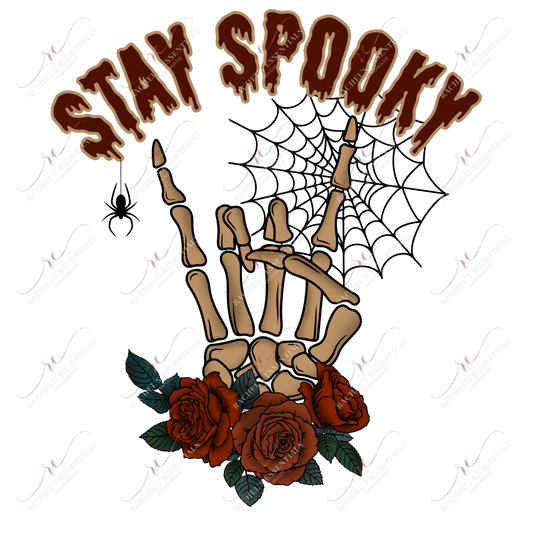 Stay Spooky-Clear Cast Decal