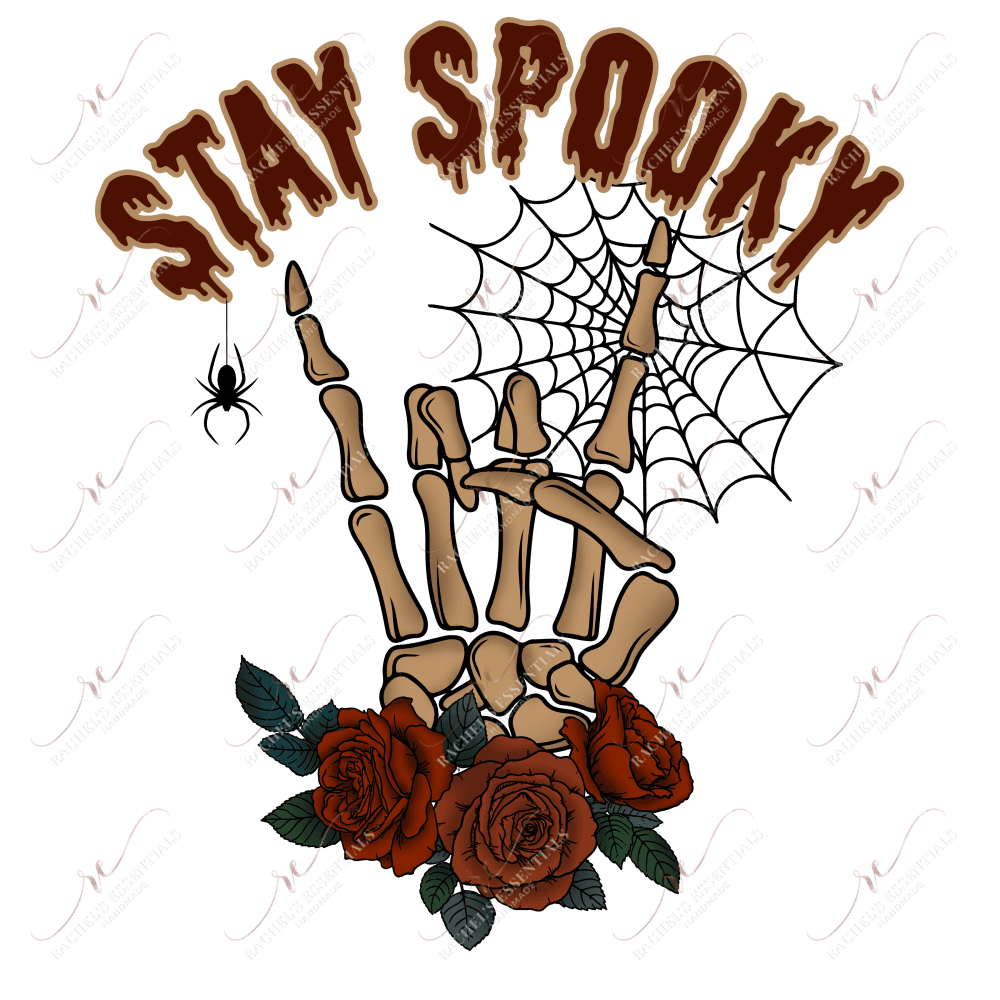Stay Spooky-Clear Cast Decal
