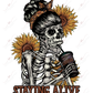 Staying Alive - Clear Cast Decal