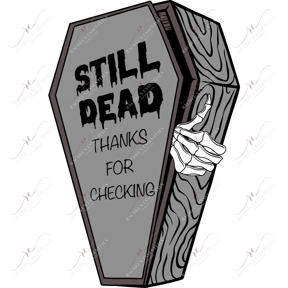 Still Dead - Clear Cast Decal