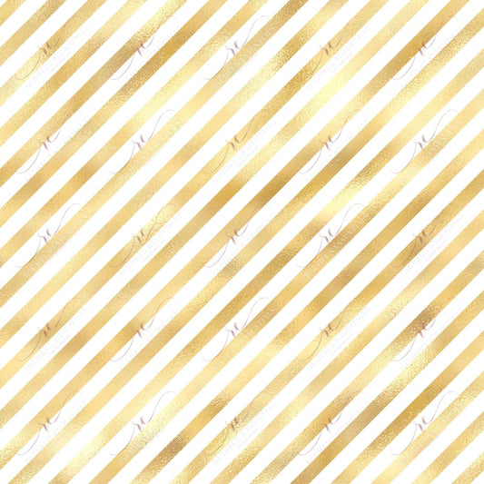 Stripes Gold - Ready To Press Sublimation Transfer Print Sublimation