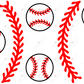 Baseballs - 16Oz Glass Can Wrap Sublimation