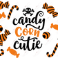 Candy Corn Cutie - 16Oz Glass Can Wrap Sublimation