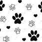 Paw Prints - 16Oz Glass Can Wrap